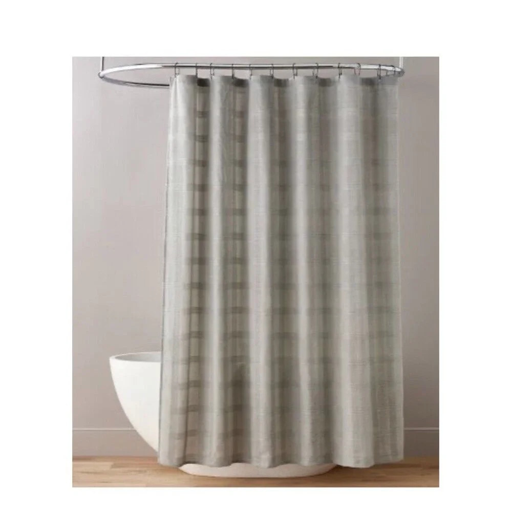 Elegant Gray Shower Curtain